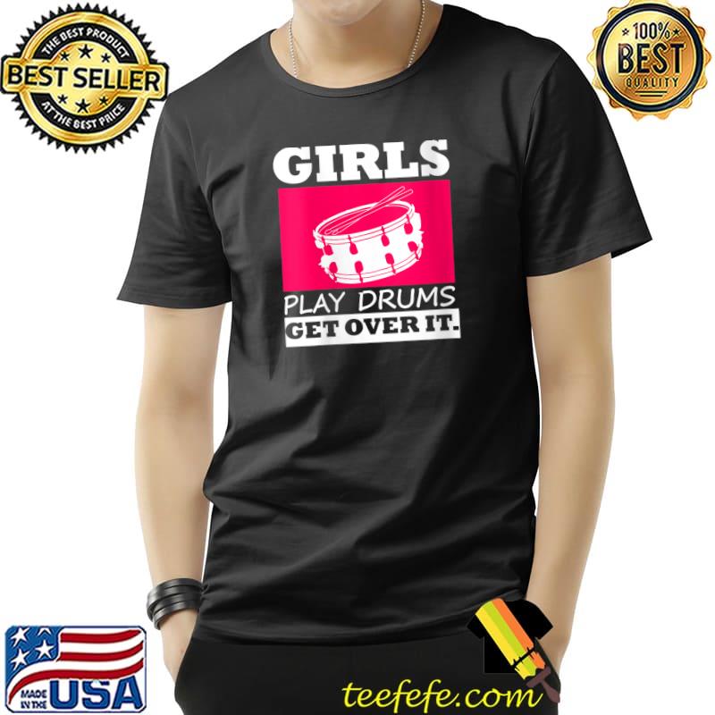 Awesome girls play Drum Drummer Percussionists T-Shirt Unisex Awesome girls play Drum Drummer Percussionists T-Shirt Unisex