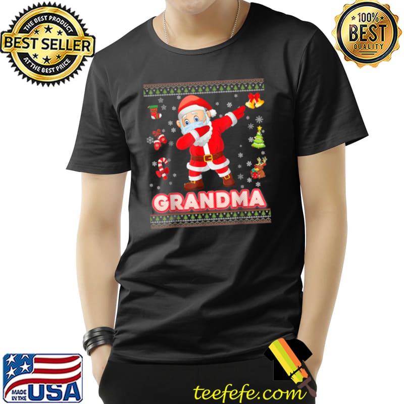 Awesome Grandma Christ Mask Dabbing Santa Mask Christmas Sweater T Shirt Unisex Awesome Grandma Christ Mask Dabbing Santa Mask Christmas Sweater T Shirt Unisex
