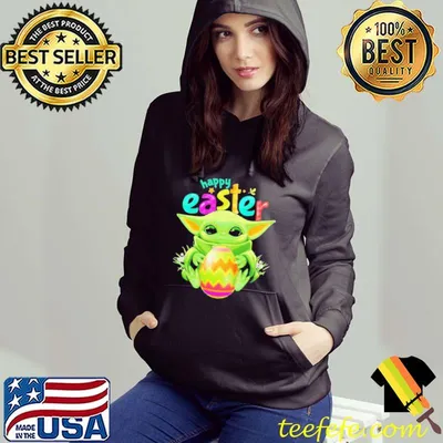 Awesome Hot Baby Yoda Hug Egg Happy Easter Day Shirt