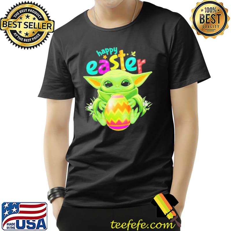 Awesome Hot Baby Yoda Hug Egg Happy Easter Day Shirt Unisex Awesome Hot Baby Yoda Hug Egg Happy Easter Day Shirt Unisex