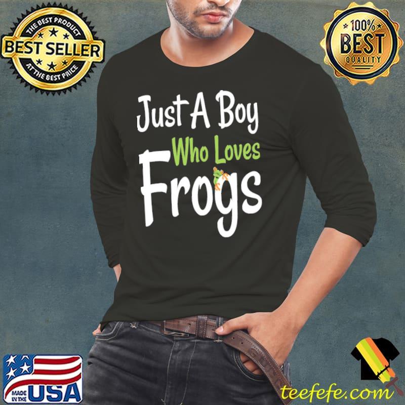 Awesome just A Boy Who Loves Frogs Unisex T-Shirt