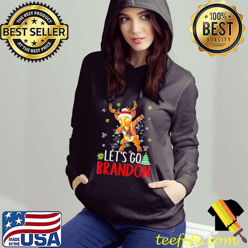 Awesome Let’s Go Brandon Christmas Reindeer Dabbing T-Shirt Hoodie Awesome Let’s Go Brandon Christmas Reindeer Dabbing T-Shirt Hoodie