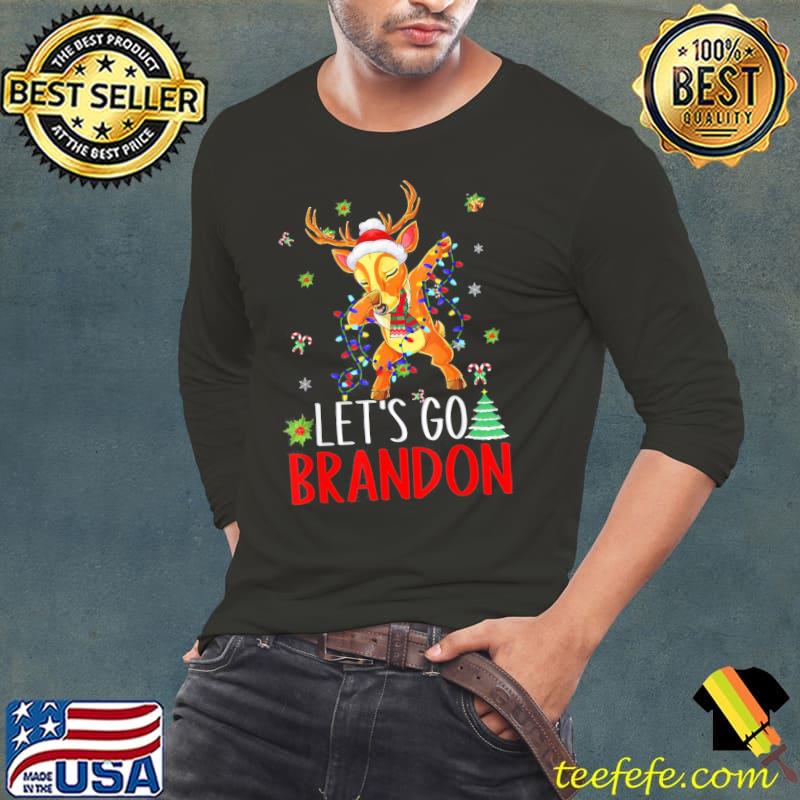 Awesome Let’s Go Brandon Christmas Reindeer Dabbing T-Shirt Awesome Let’s Go Brandon Christmas Reindeer Dabbing T-Shirt
