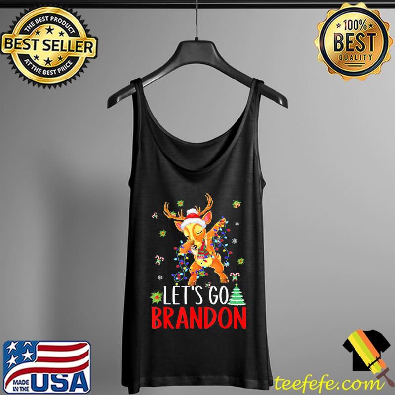 Awesome Let’s Go Brandon Christmas Reindeer Dabbing T-Shirt Tank Top Awesome Let’s Go Brandon Christmas Reindeer Dabbing T-Shirt Tank Top
