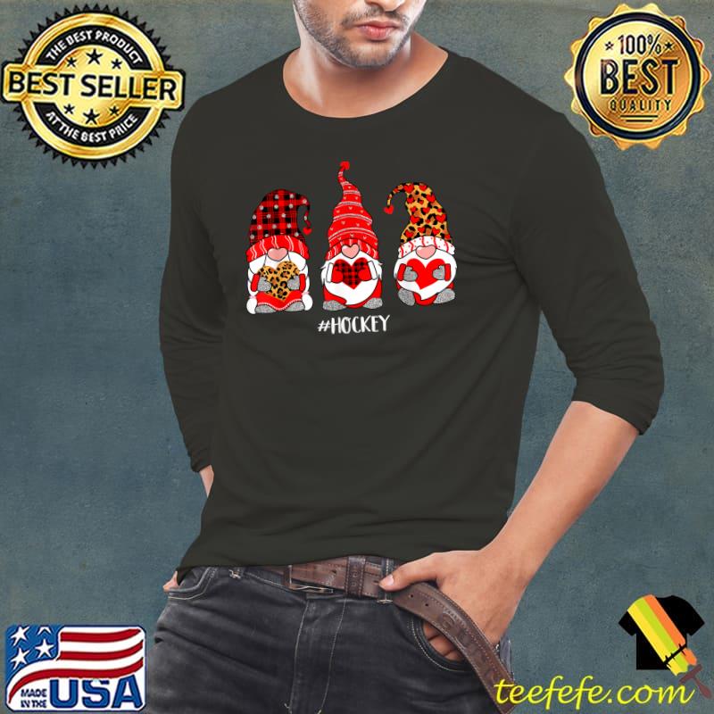 Awesome Love Hockey Gnome Xmas Matching Family Group Valentine's T-Shirt Long Sleeve Tee Awesome Love Hockey Gnome Xmas Matching Family Group Valentine's T-Shirt Long Sleeve Tee