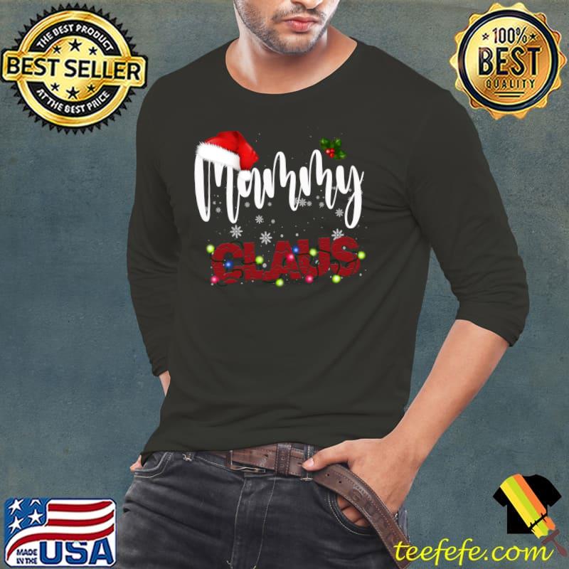 Awesome mammy Claus Matching Family Christmas Pajamas Xmas Santa T-Shirt