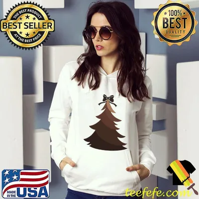 Awesome mElanin Tree Christmas Shirt