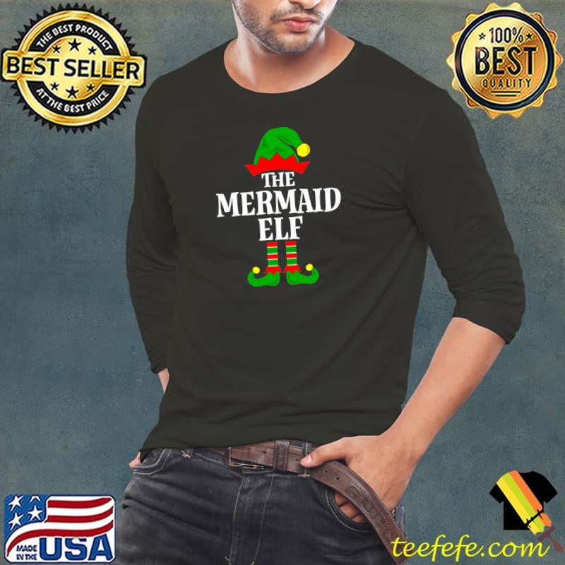 Awesome mermaid Elf Matching Group Xmas Funny Family Christmas T-s Long Sleeve Tee Awesome mermaid Elf Matching Group Xmas Funny Family Christmas T-s Long Sleeve Tee