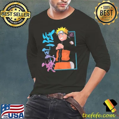 Awesome Naruto Shippuden Naruto Kanji Frame shirt