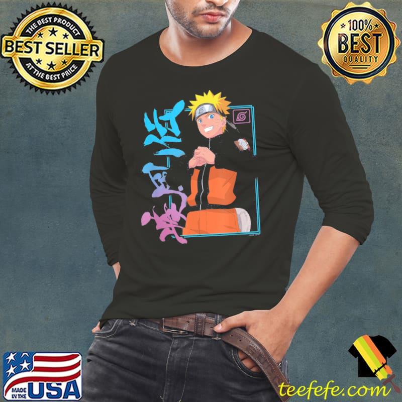 Awesome Naruto Shippuden Naruto Kanji Frame shirt