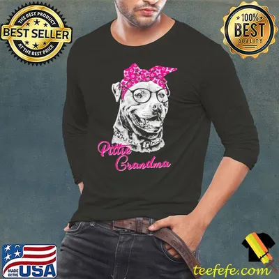 Awesome Pittie Grandma American Pitbull Dog Shirt