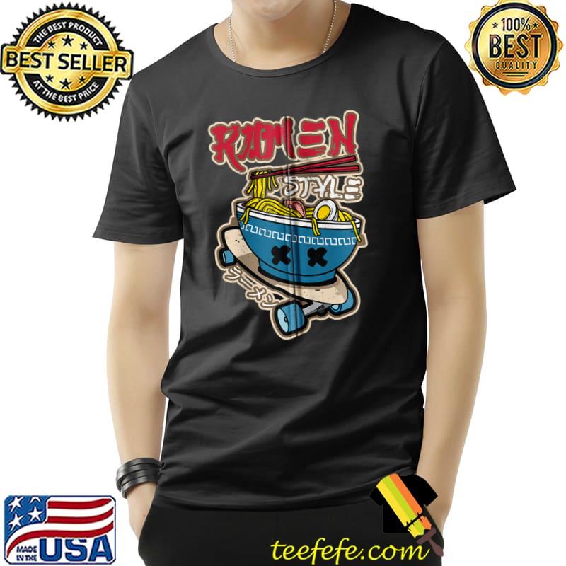 Awesome Ramen T-shirt Japanese Ramen Style Skater Graffiti T- Unisex Awesome Ramen T-shirt Japanese Ramen Style Skater Graffiti T- Unisex