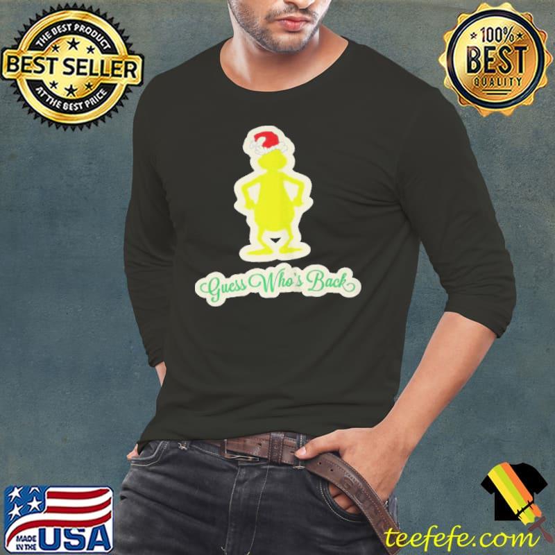 Awesome Santa grinch guess who's back shirt