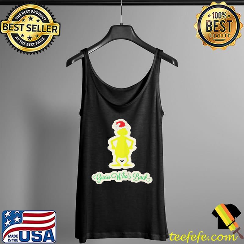 Awesome Santa grinch guess who's back Tank Top Awesome Santa grinch guess who's back Tank Top