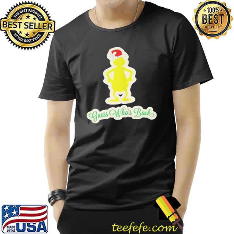 Awesome Santa grinch guess who's back Unisex Awesome Santa grinch guess who's back Unisex