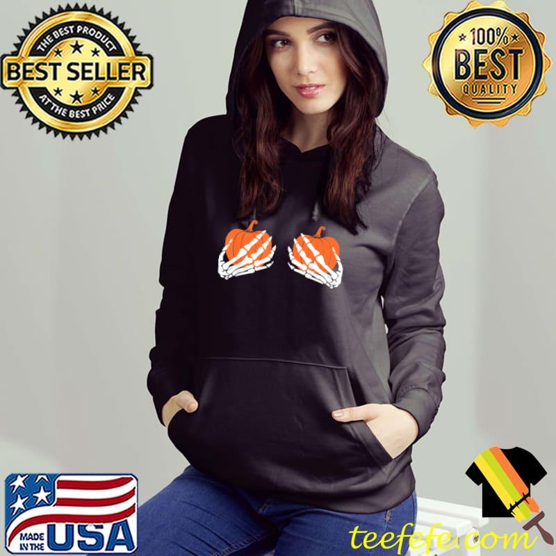 Awesome Skeleto& Hand Bra Pumpkin, Halloween, Autumn, Pumpkin T Shirt Hoodie Awesome Skeleto& Hand Bra Pumpkin, Halloween, Autumn, Pumpkin T Shirt Hoodie