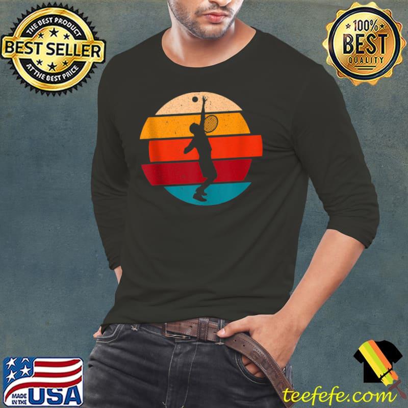 Awesome tennis Player Singles Doubles Racquet Sport Smash Serve T-s Long Sleeve Tee Awesome tennis Player Singles Doubles Racquet Sport Smash Serve T-s Long Sleeve Tee