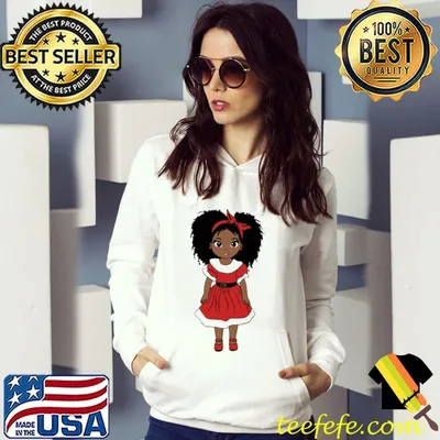 Awesome the Cute Girl Black Christmas Shirt