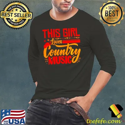 Awesome This girl loves country music shirt