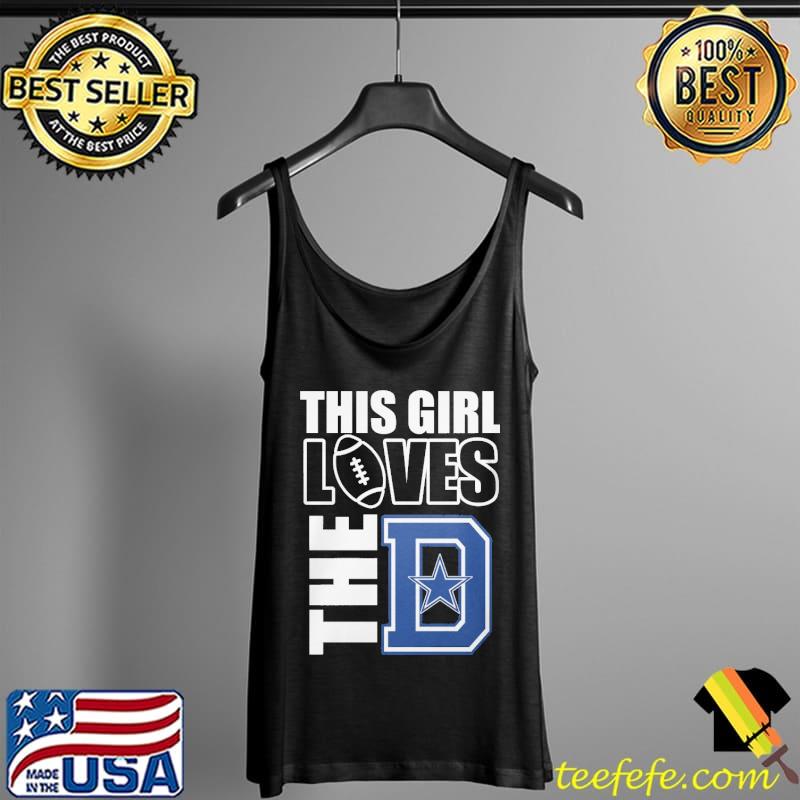 This Girl Loves Dallas Cowboys And Dallas Stars Lips Bite T-Shirt - TeeNavi