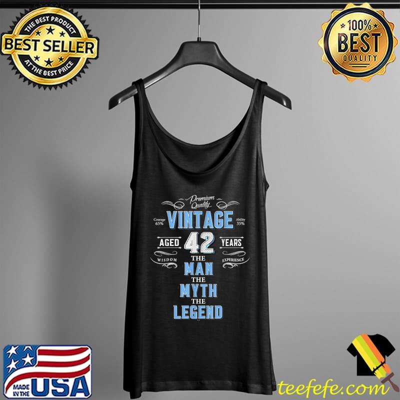 Awesome Vintage 42nd birthday gift for him aged 42 years old T-Shirt Tank Top Awesome Vintage 42nd birthday gift for him aged 42 years old T-Shirt Tank Top