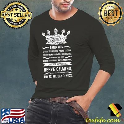 Band Mom Director Supporting Nerve Calming Loves All Brand Kids Shirt