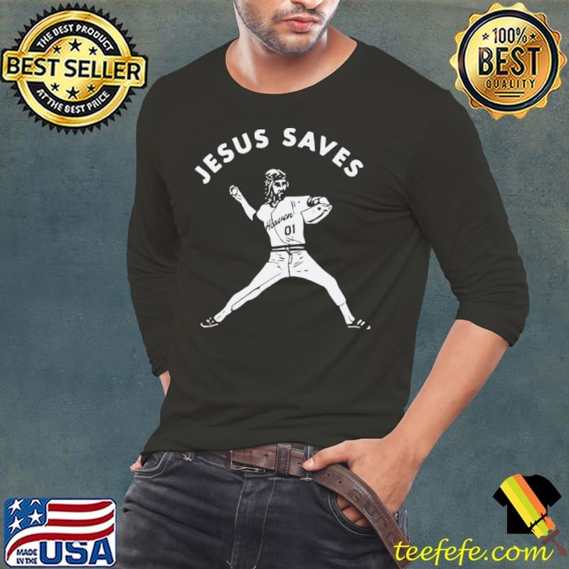 Baseball Jesus Save Heaven Shirt