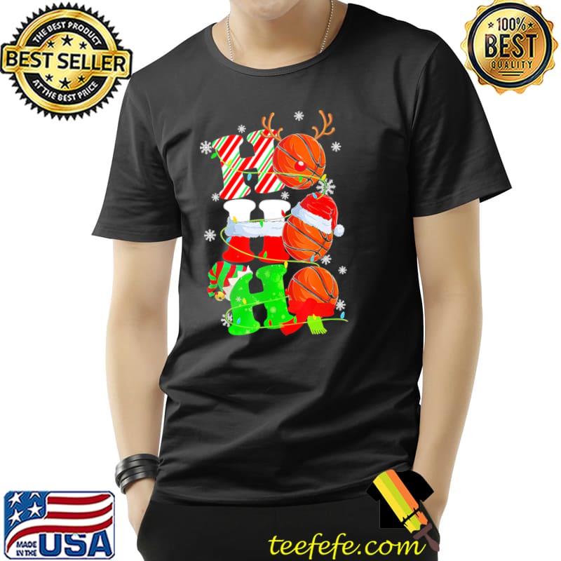 Basketball Ho Ho Ho Christmas Shirt Unisex Basketball Ho Ho Ho Christmas Shirt Unisex