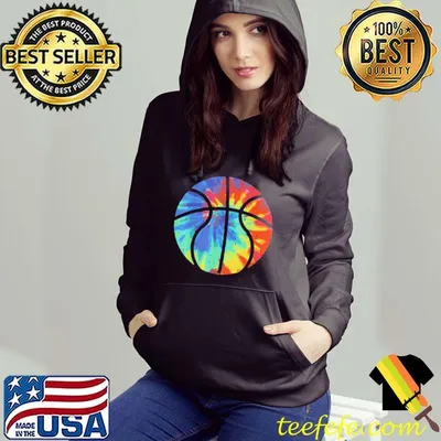 Basketball Tie Dye Vintage Retro Psychedelic Hippie Player Shirt