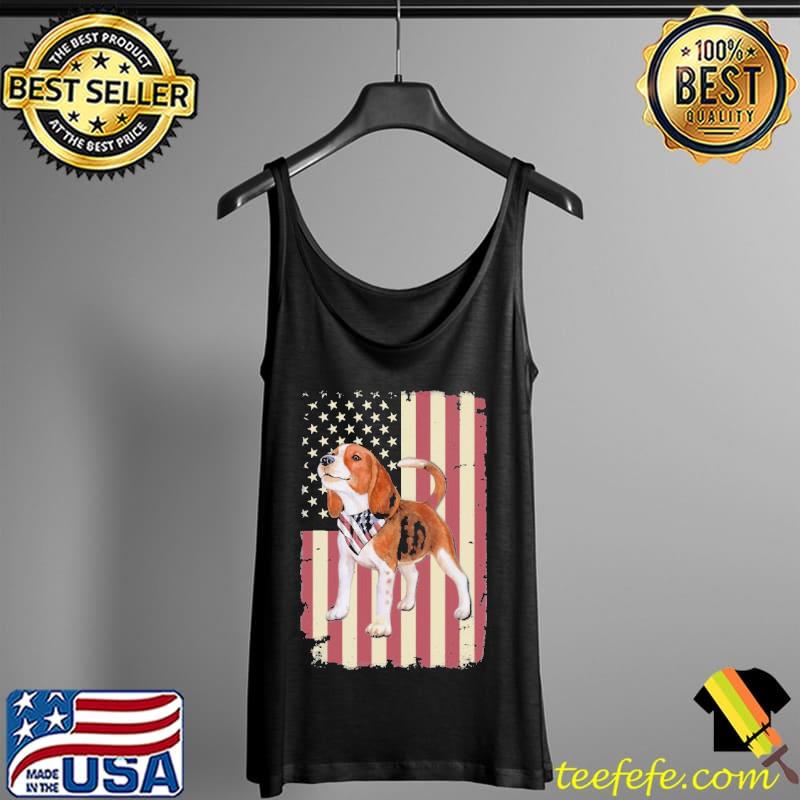Beagle American Flag Shirt Tank Top Beagle American Flag Shirt Tank Top