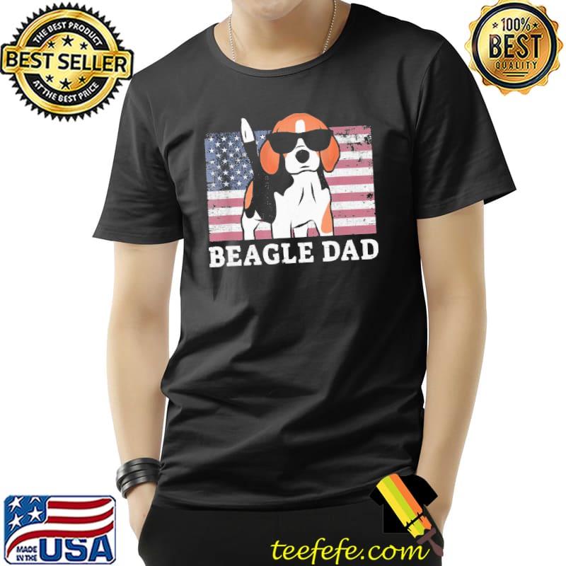 Beagle Dad American Flag Shirt Unisex Beagle Dad American Flag Shirt Unisex