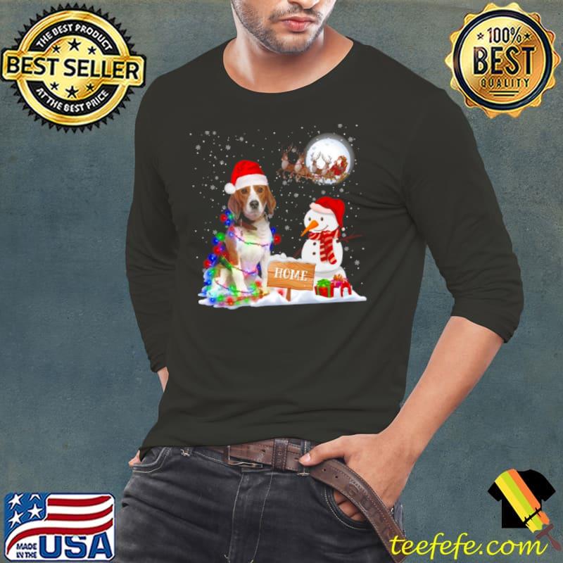 Beagle dog merry christmas party family matching Long Sleeve Tee Beagle dog merry christmas party family matching Long Sleeve Tee