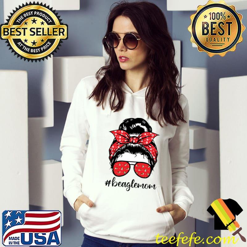 Beagle mom Dog girl T-shirt