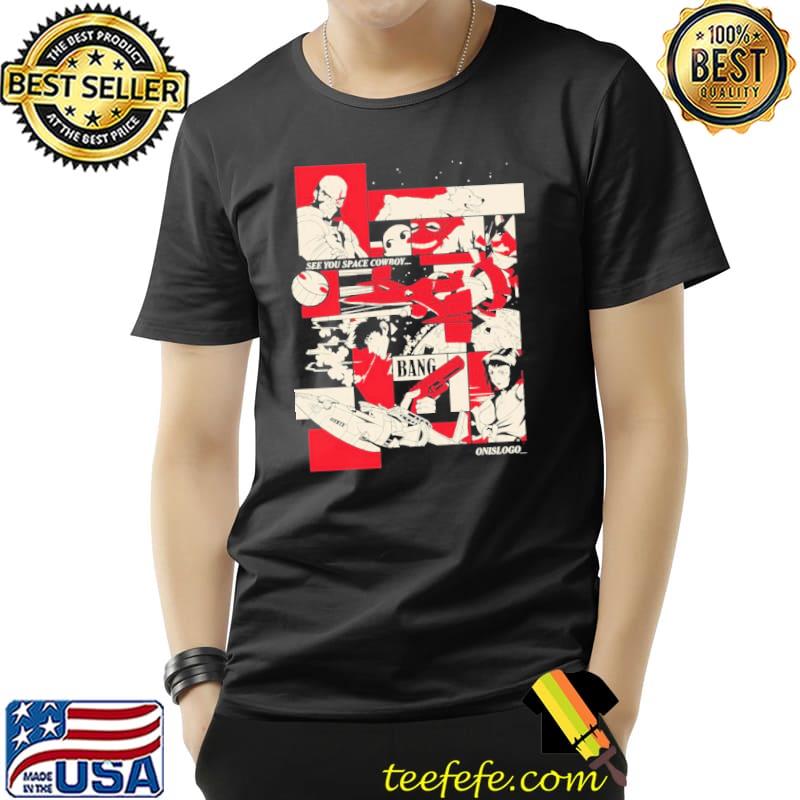 Bebop Pattern See You Space Cowboy Anime Shirt Unisex Bebop Pattern See You Space Cowboy Anime Shirt Unisex