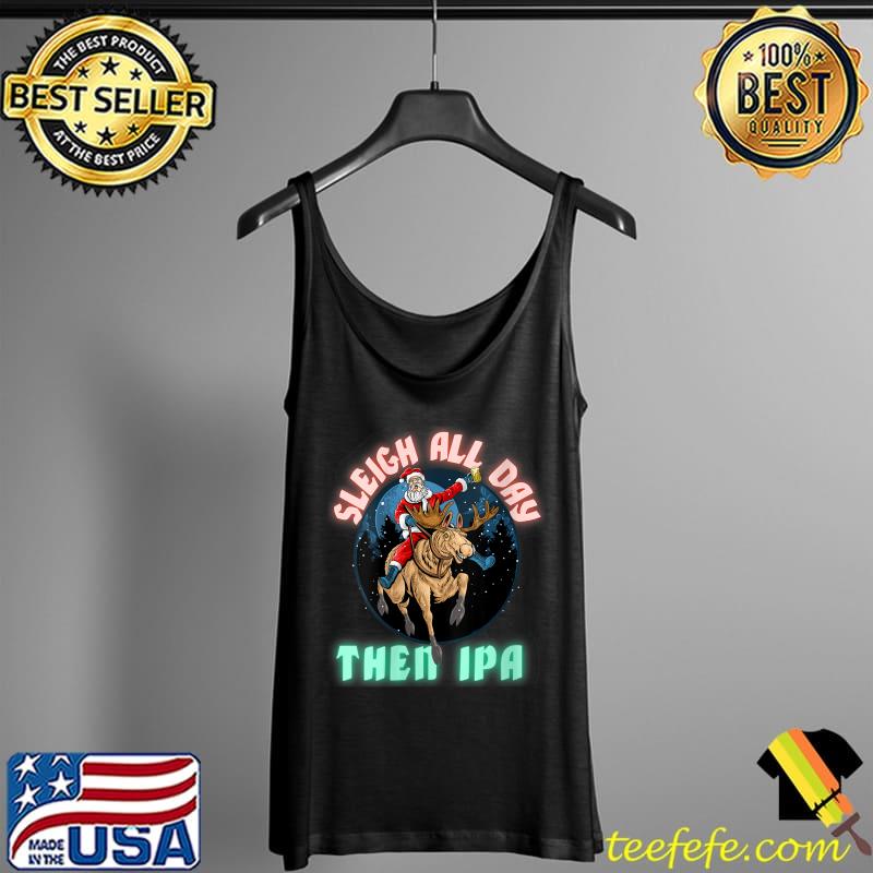 Beer Christmas Reindeer Alcohol Santa Beer Drinker IPA T-s Tank Top Beer Christmas Reindeer Alcohol Santa Beer Drinker IPA T-s Tank Top