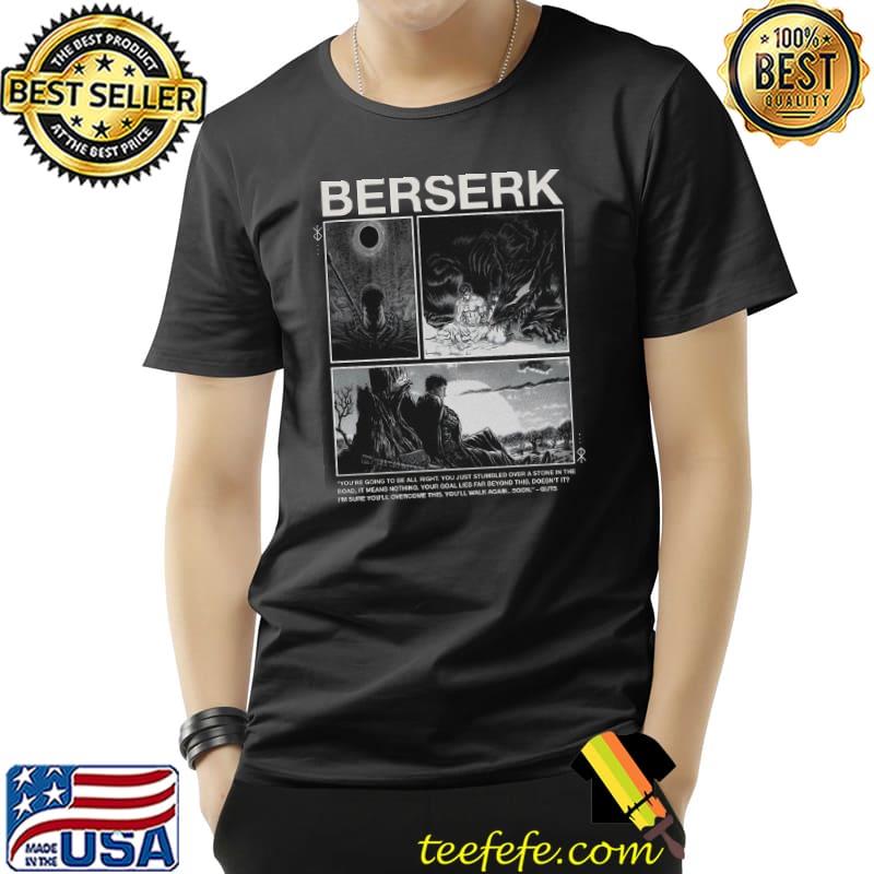 Berserk Manga Black Swordsman Guts Anime Shirt Unisex Berserk Manga Black Swordsman Guts Anime Shirt Unisex