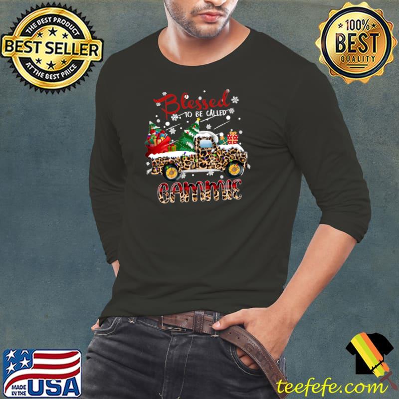 Best blessed To Be Called Gammie Leopard Truck Christmas T-s Long Sleeve Tee Best blessed To Be Called Gammie Leopard Truck Christmas T-s Long Sleeve Tee