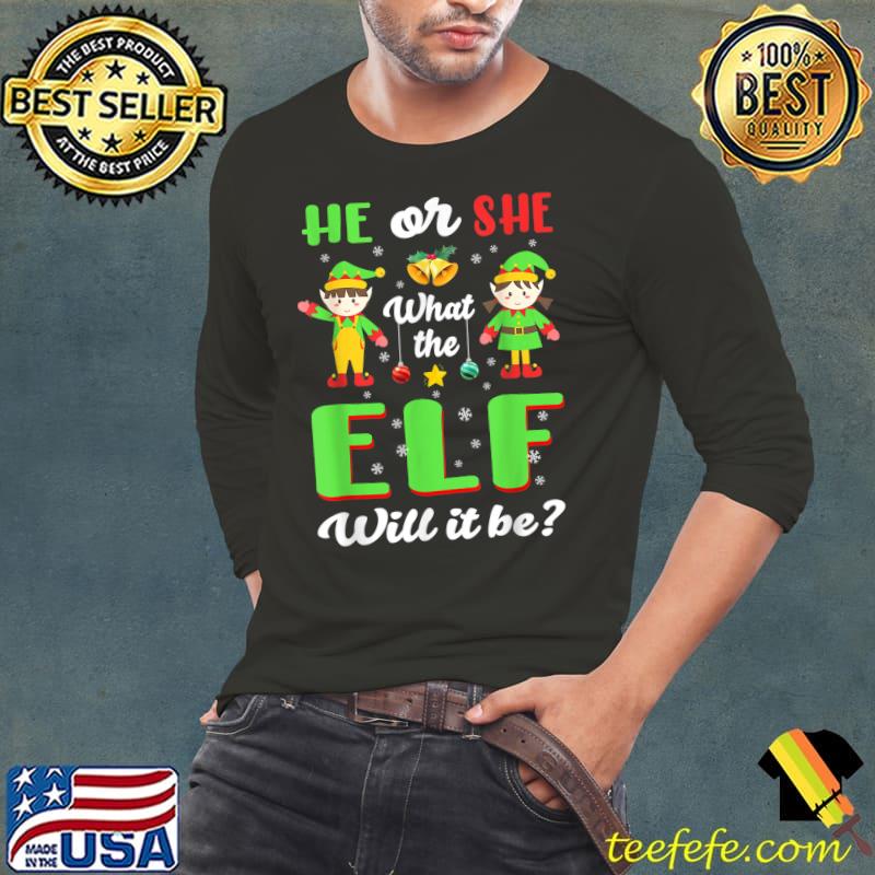 Best Boy Girl Elf Baby Shower Funny Christmas Party T-Shirt