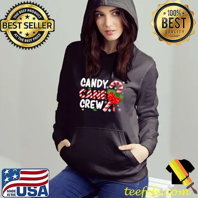 Best Candy Cane Crew Funny Christmas Candy Lover X-mas T-Shirt