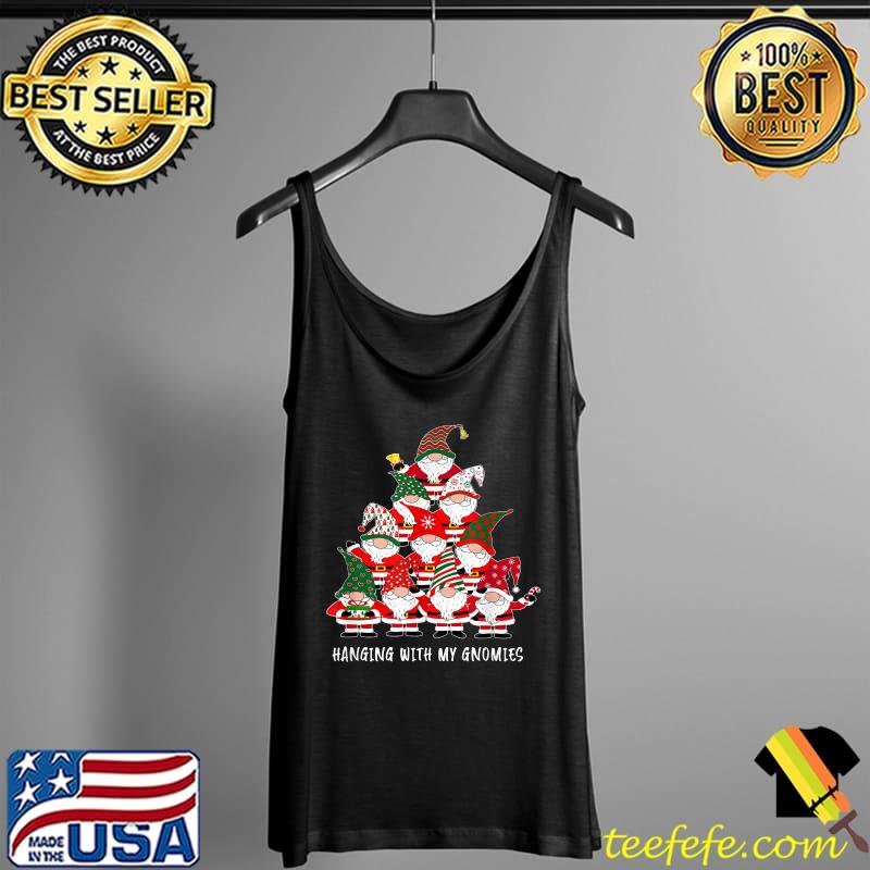 Best christmas Gnome Hanging with My Gnomies Santa Tree Holiday T-Shirt Tank Top Best christmas Gnome Hanging with My Gnomies Santa Tree Holiday T-Shirt Tank Top