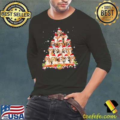 Best cute Beagles Christmas Tree shirt