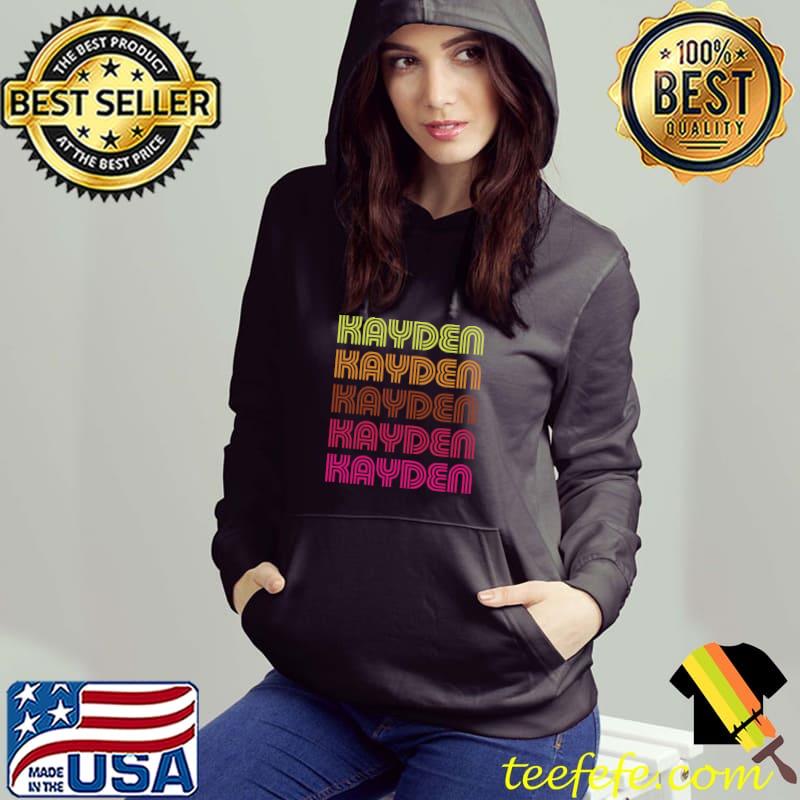 Best first Name Kayden Funky Retro Vintage Disco T-shirt Best first Name Kayden Funky Retro Vintage Disco T-shirt