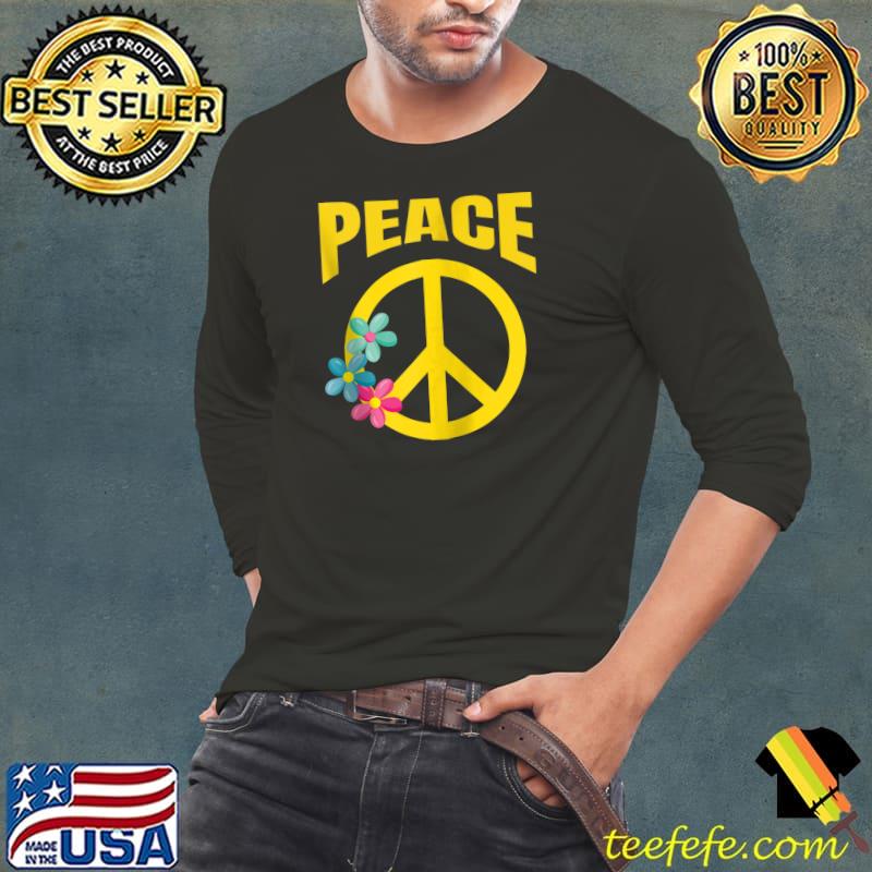 Best fun Hippie Kids with Peace Sign T-Shirt