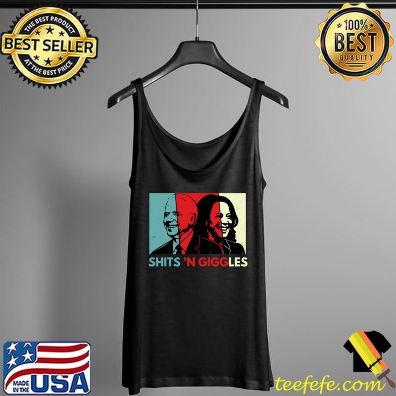 Best Funny Anti Biden Harris Shits 'n Giggles Political Gift T-Shirt Tank Top Best Funny Anti Biden Harris Shits 'n Giggles Political Gift T-Shirt Tank Top