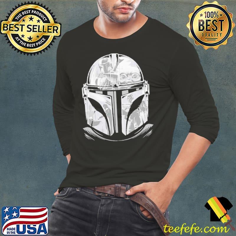 Best Funny Star Wars The Mandalorian Helmet Mandalorian Shirt Long Sleeve Tee Best Funny Star Wars The Mandalorian Helmet Mandalorian Shirt Long Sleeve Tee