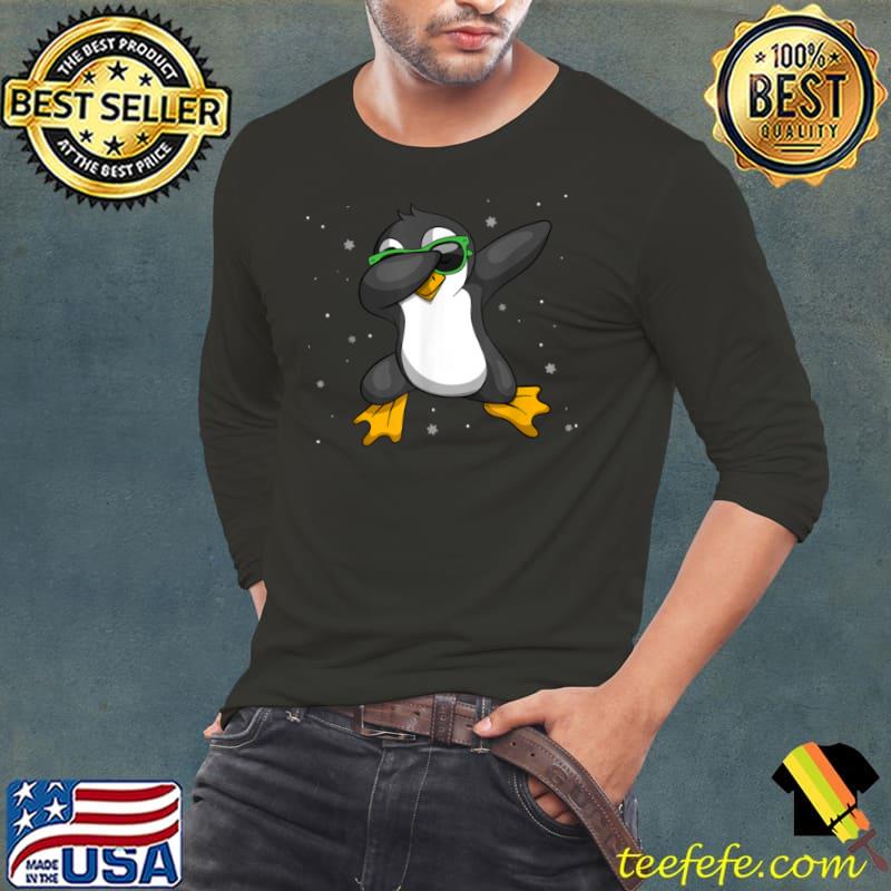 Best Funny Sunglasses Antarctic Animal Cool Dabbing Penguin T Shirt Long Sleeve Tee Best Funny Sunglasses Antarctic Animal Cool Dabbing Penguin T Shirt Long Sleeve Tee