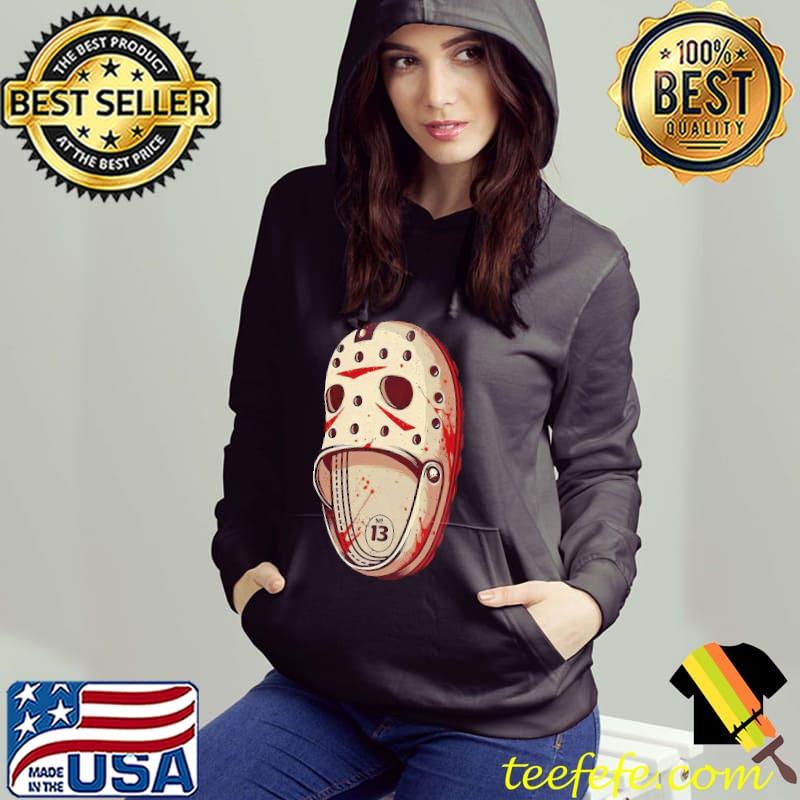 Best Halloween Crocs Jason Voorhees No 13 Shirt