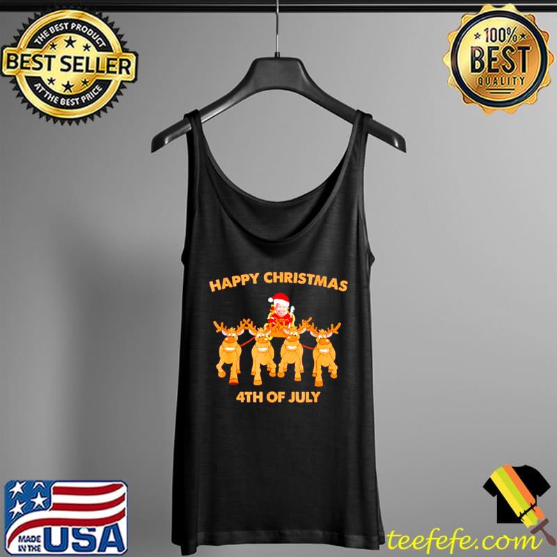 Best happy Christmas 4th of July Tank Top Best happy Christmas 4th of July Tank Top