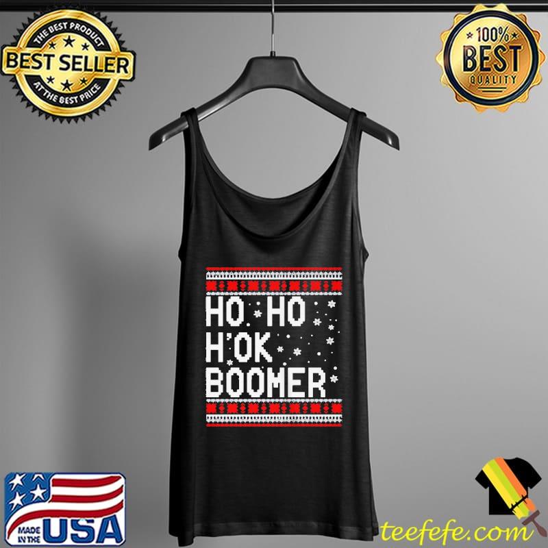 Best Ho ho hok boomer ugly christmas Tank Top Best Ho ho hok boomer ugly christmas Tank Top