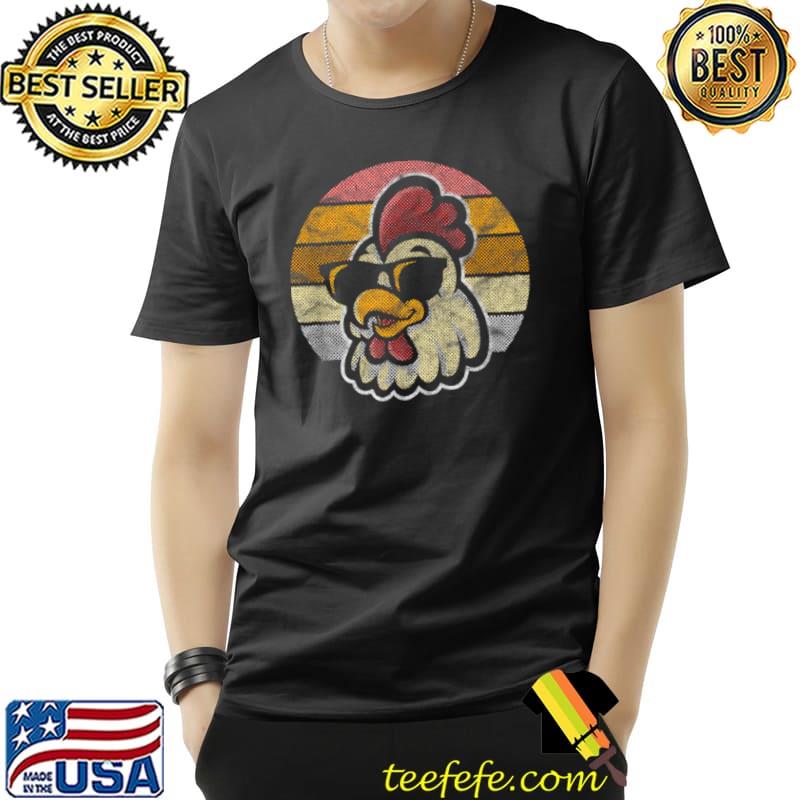 Best I Love Chickens Cute Vintage Sunset Sunglasses Farm Lover T Shirt Unisex Best I Love Chickens Cute Vintage Sunset Sunglasses Farm Lover T Shirt Unisex
